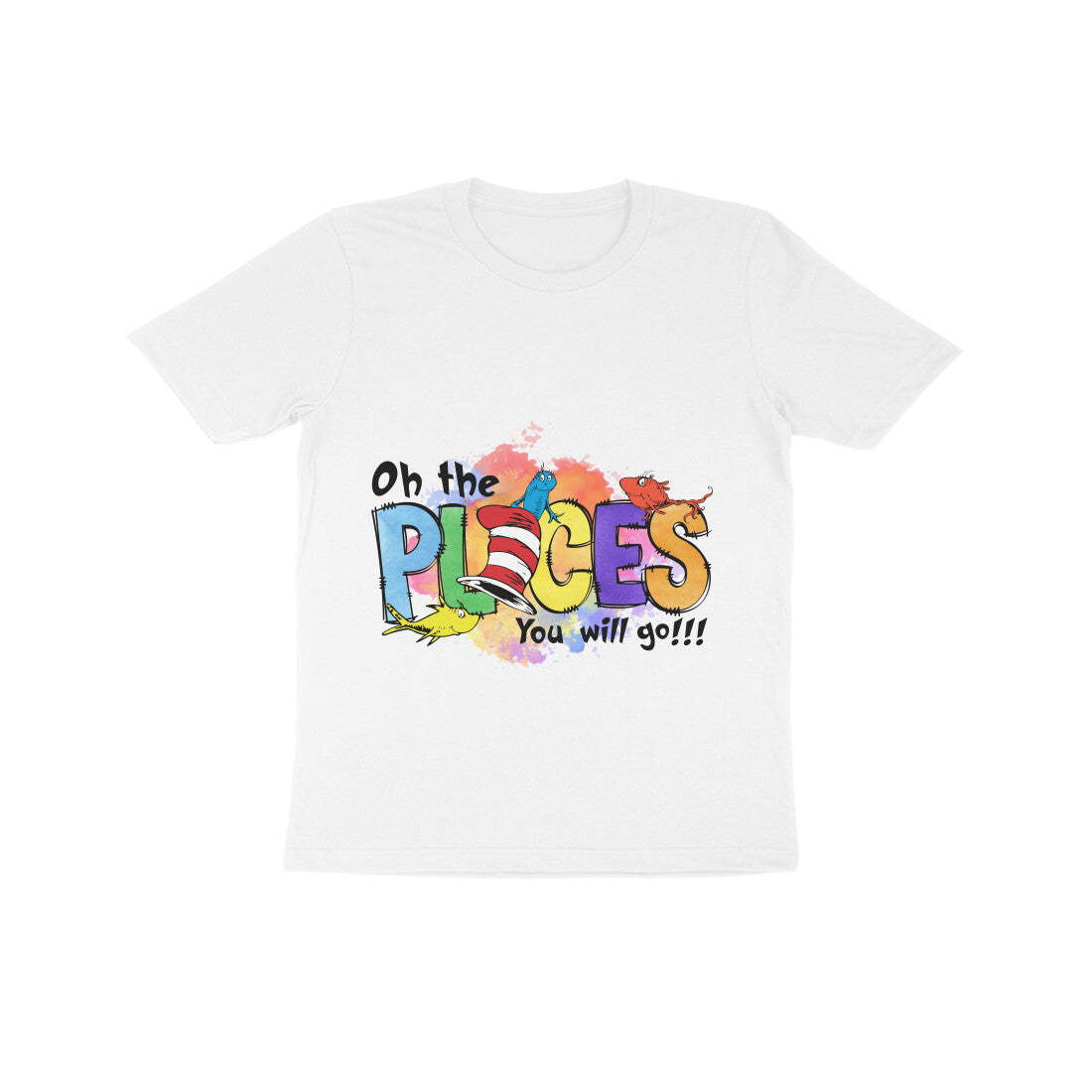 Dr. Seuss - Oh the places! - Kids T-Shirt - Ages 8-14