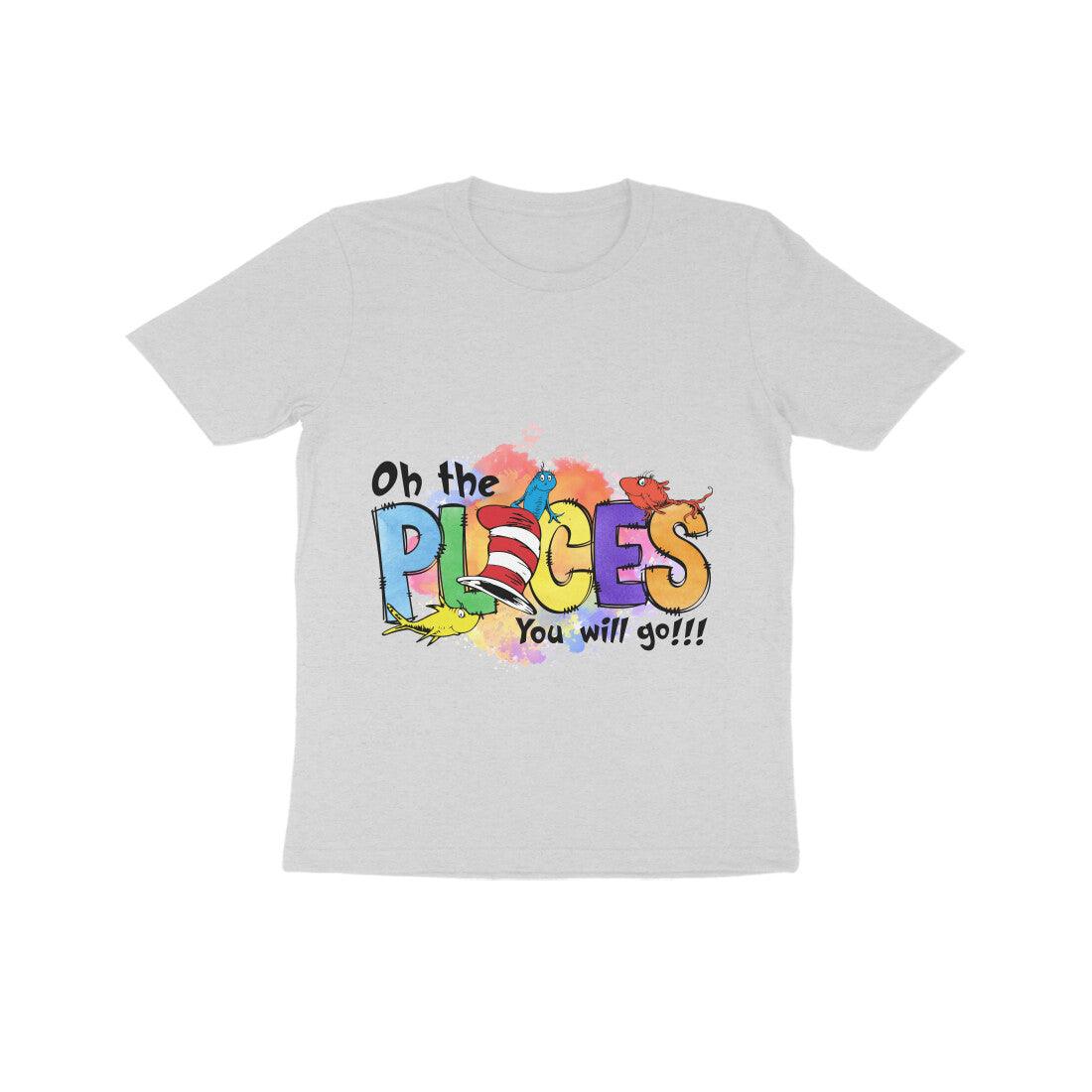 Dr. Seuss - Oh the places! - Kids T-Shirt - Ages 8-14 - Amyla Favors