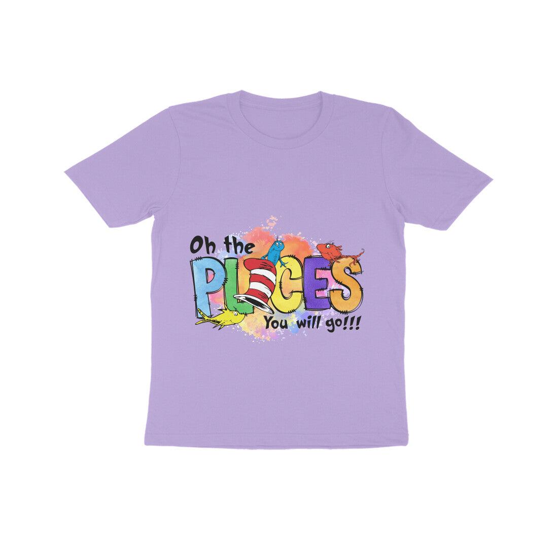 Dr. Seuss - Oh the places! - Kids T-Shirt - Ages 8-14 - Amyla Favors