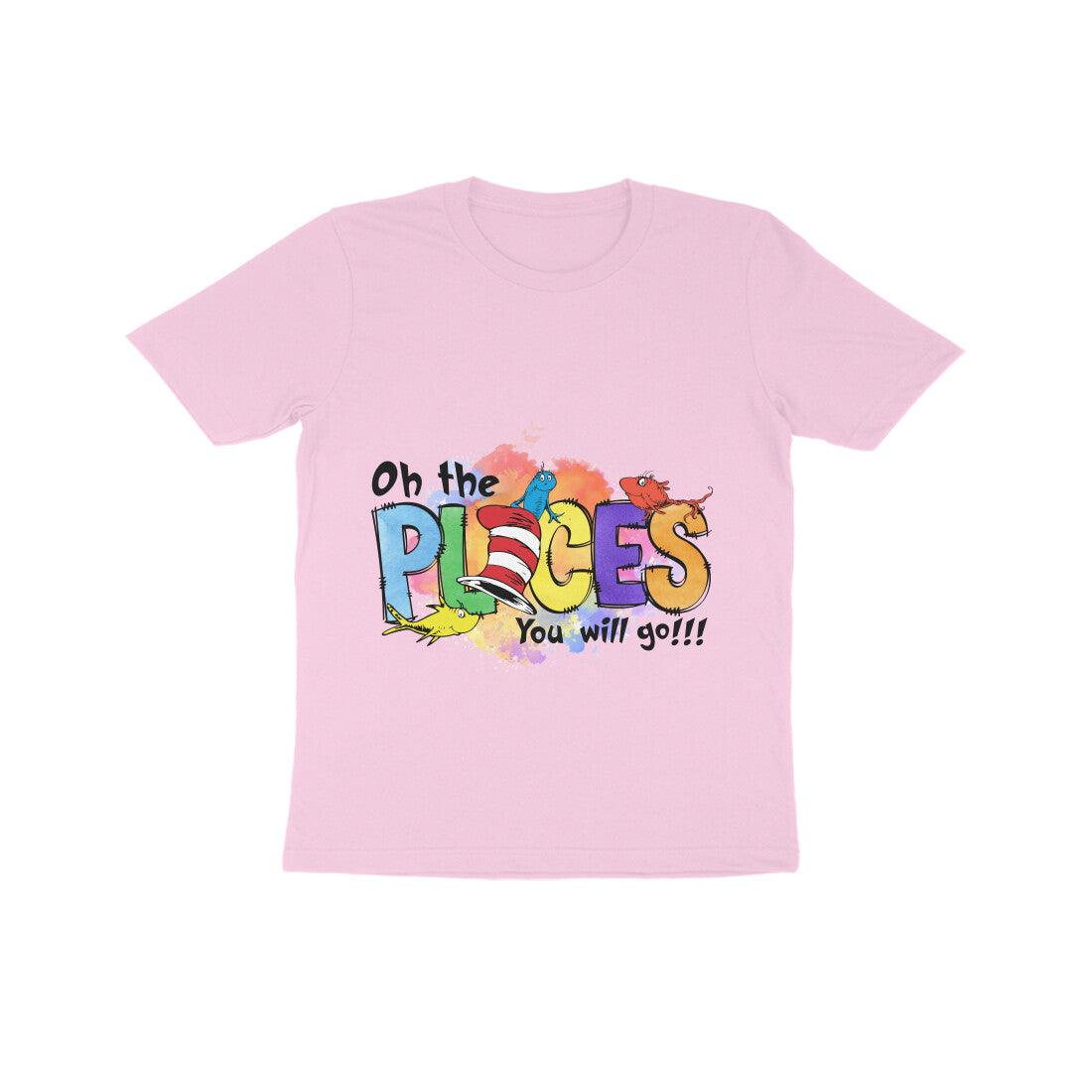 Dr. Seuss - Oh the places! - Kids T-Shirt - Ages 8-14 - Amyla Favors